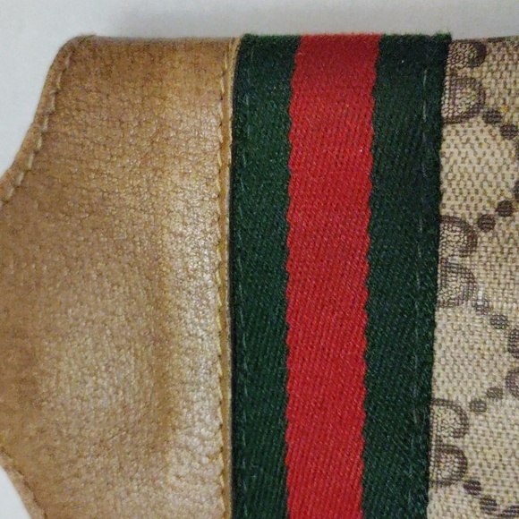 GUCCI "GG" Web 80's "Sherry Line" Hand Bag - Picture 6 of 10